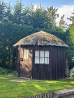 Tuinhuisje (zelf demonteren) + vloertegels, Ophalen of Verzenden, Gebruikt, Hout, Overige typen