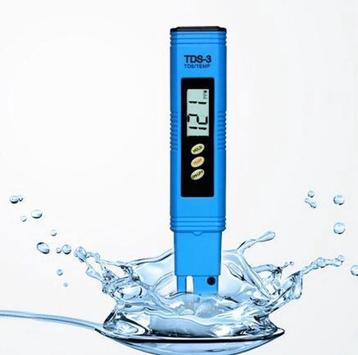 Digitale TDS Meter / Temp Meter incl lederen hoesje beschikbaar voor biedingen