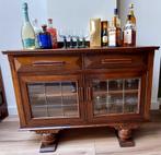 Vintage design drank koffie buffet meubel kast glas in lood, Huis en Inrichting, Kasten | Dressoirs, Ophalen, Gebruikt, 25 tot 50 cm
