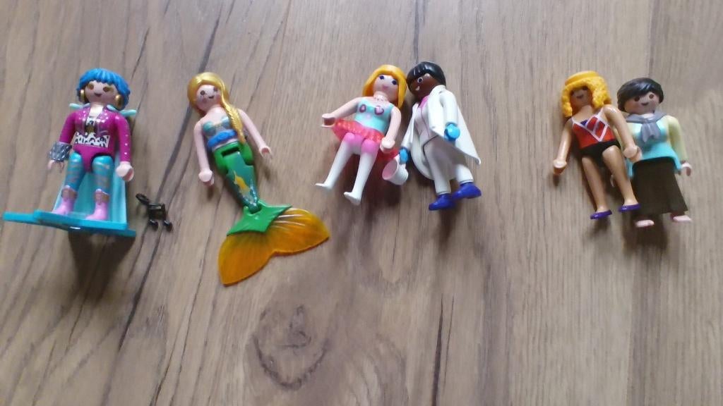 6 hele leuke Playmobil poppetjes, Ophalen, Zo goed als nieuw, Los playmobil