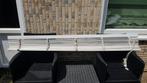 Mooie Houten Jaloezieen kleur wit, 2 meter breed, Ophalen, Gebruikt, 200 cm of meer, Wit