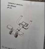 AB Wheel nieuw in doos, Sport en Fitness, Ophalen of Verzenden, Zo goed als nieuw, Buikspierwiel