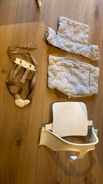 Stokke Tripp Trapp Baby Set - Wit, Kinderen en Baby's, Kinderstoelen, Ophalen, Zo goed als nieuw, Meegroeistoel, Gordel(s)