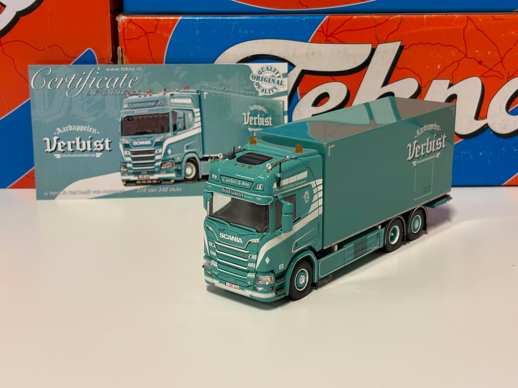 Tekno Verbist, Hobby en Vrije tijd, Modelauto's | 1:50, Ophalen of Verzenden, Zo goed als nieuw, Bus of Vrachtwagen, Tekno