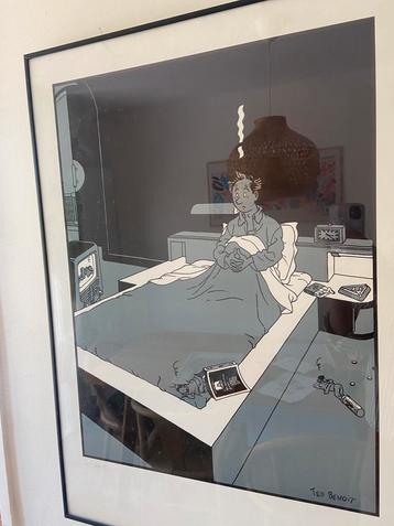Ted benoit strip illustratie beschikbaar voor biedingen