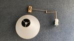 Vintage wandlamp met zwenkarm, Huis en Inrichting, Lampen | Wandlampen, Ophalen of Verzenden, Gebruikt, Metaal