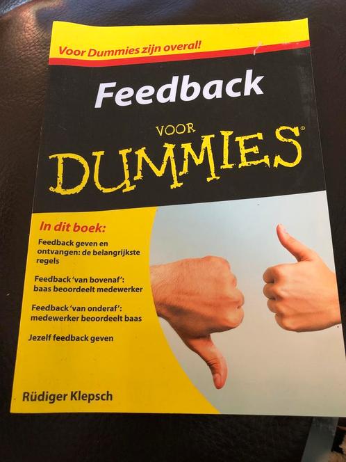 Feedback voor Dummies, Boeken, Advies, Hulp en Training, Gelezen, Ophalen of Verzenden