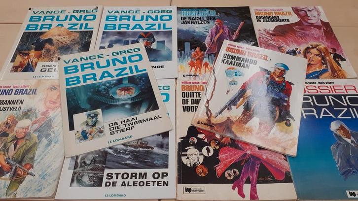 Bruno Brazil: 10 titels, Boeken, Stripboeken, Gelezen, Meerdere stripboeken, Ophalen of Verzenden