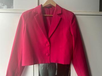 Fuchsia blazer (kort) van My Jewellery  beschikbaar voor biedingen
