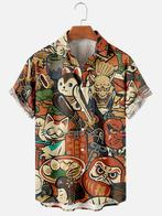 Japans overhemd (heren mannen feest shirt zomer hawaii), Kleding | Heren, Overhemden, Verzenden, Nieuw