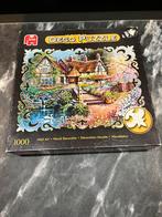 Jumbo deco puzzel 1000 stukjes Floral Cottage, Ophalen of Verzenden, 500 t/m 1500 stukjes, Zo goed als nieuw