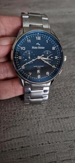 Mooi Mats Meier Polshorloge - Staal, Overige merken, Staal, Staal, Polshorloge