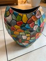 Kleurrijke Mozaïek Vaas - Decoratief & Uniek, Antiek en Kunst, Ophalen of Verzenden