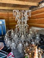 Kroonluchter groot, Huis en Inrichting, Lampen | Kroonluchters, Ophalen of Verzenden, Zo goed als nieuw, Glas, Sjiek