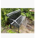 Tuinbankje,zwart,als nieuw., Ophalen, Nieuw