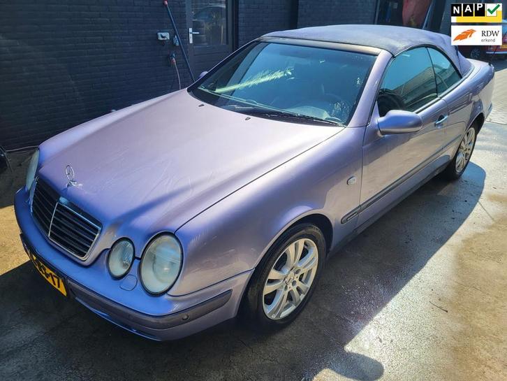 Mercedes-Benz CLK-klasse Cabrio 230 K. Elegance autom, Auto's, Oldtimers, Bedrijf, Te koop, ABS, Airbags, Airconditioning, Alarm