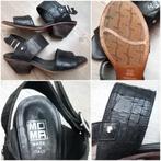 MOMA slingback sandalen met hak 38 ZGAN, Sandalen of Muiltjes, Moma, Zo goed als nieuw, Zwart