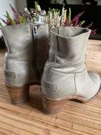 Shabbies Amsterdam leren enkellaarsjes maat 36, Beige, Lage of Enkellaarzen, Ophalen of Verzenden, Gedragen