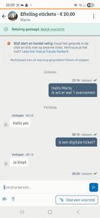 Opgelicht door mario efteling tickets, Ophalen of Verzenden, Overige typen