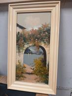 Schilderij: Doorkijk naar een meer, Ophalen of Verzenden