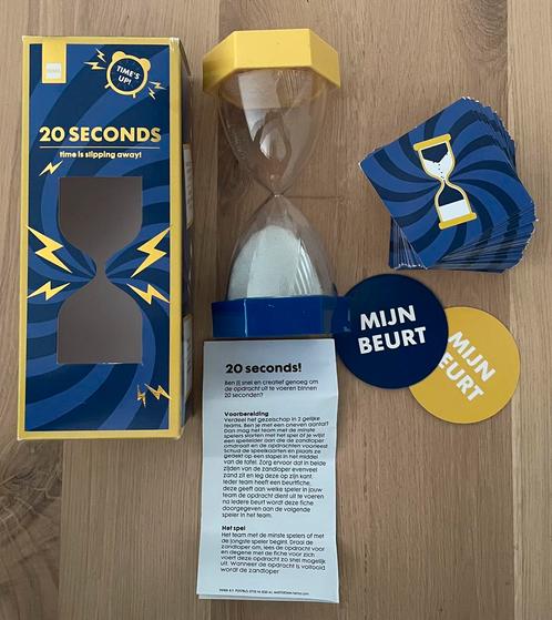 Hema gezelschapsspel 20 seconds time is slipping away!, Hobby en Vrije tijd, Gezelschapsspellen | Overige, Gebruikt, Ophalen of Verzenden