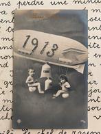 1913 Bonne Année - Zeppelin - jaartal 1913 (ME), Ophalen of Verzenden, Voor 1920, Gelopen, Feest(dag)
