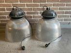 2x industriele Led lampen, Huis en Inrichting, Lampen | Hanglampen, Ophalen, Zo goed als nieuw, Minder dan 50 cm