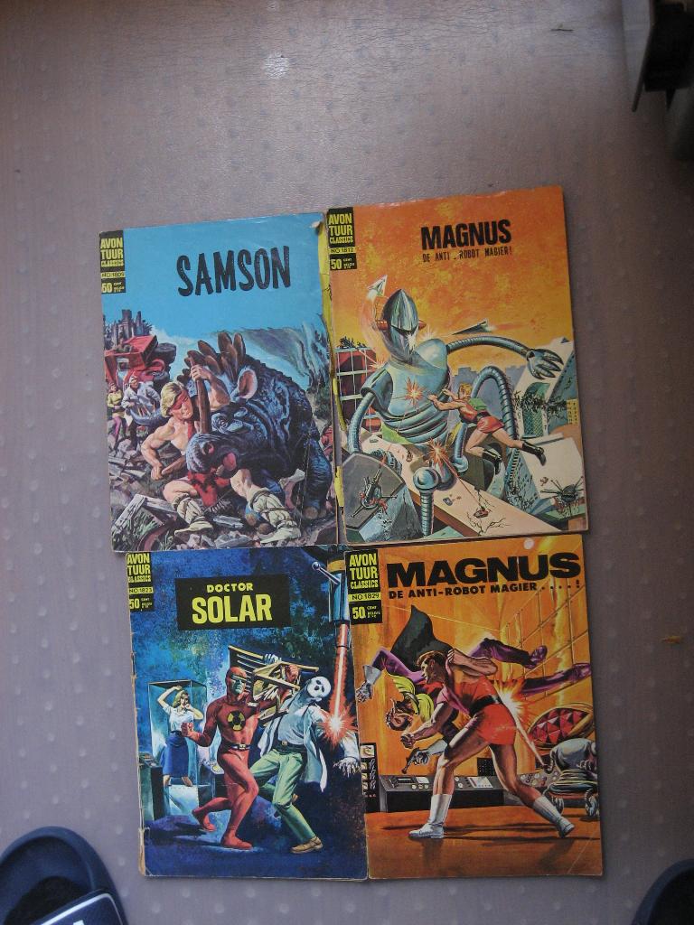 6 x avontuur classics, Boeken, Stripboeken, Gelezen, Verzenden, Diverse auteurs, Meerdere stripboeken