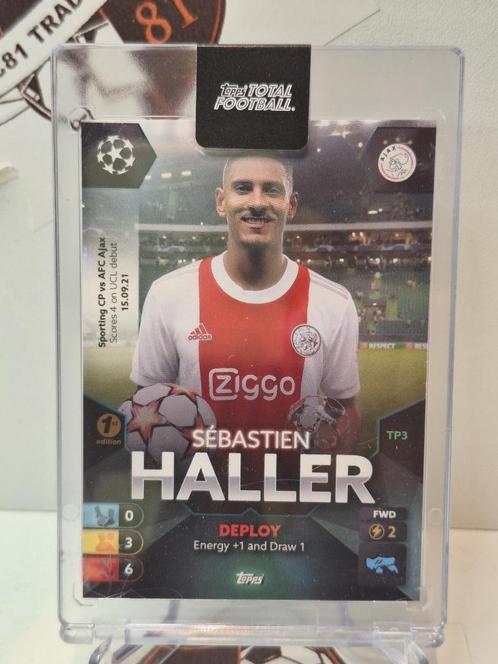 Haller - Ajax - Topps Total Footbal (inc card holder), Verzamelen, Sportartikelen en Voetbal, Zo goed als nieuw, Poster, Plaatje of Sticker
