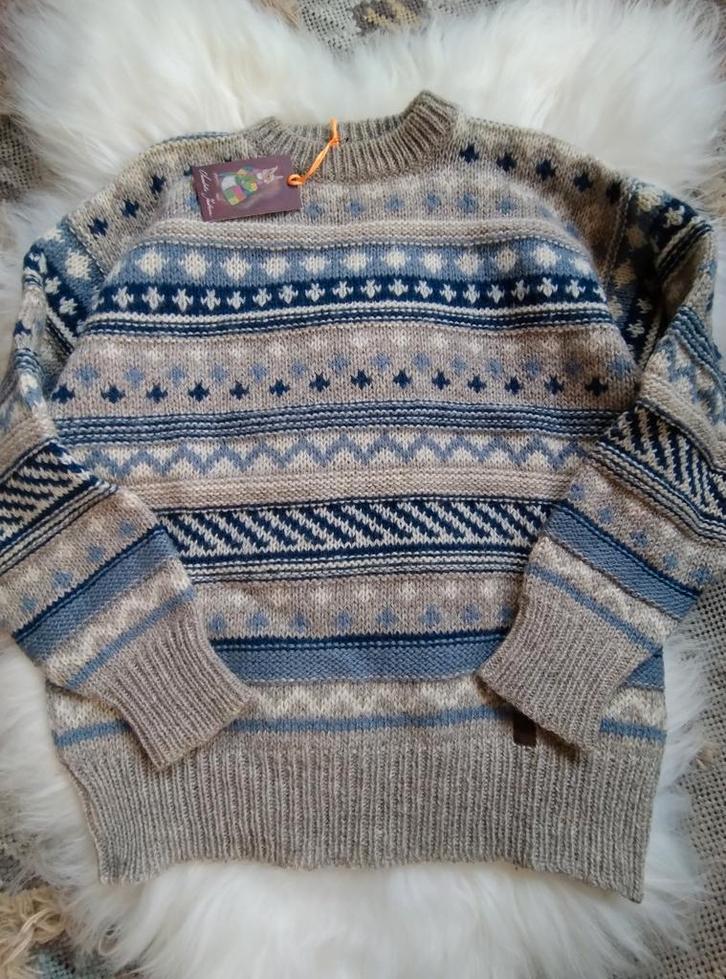 Vintage Noorse gebreide wollen trui Oslo M, Kleding | Dames, Truien en Vesten