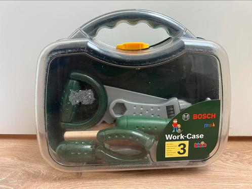 Bosch Work-case gereedschapskoffer speelgoed, Kinderen en Baby's, Speelgoed | Overig, Gebruikt, Ophalen of Verzenden