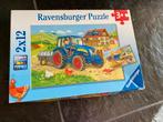 Tractor Puzzel - 2 x 12 Stukjes, Ophalen, 10 tot 50 stukjes, Gebruikt, 2 tot 4 jaar