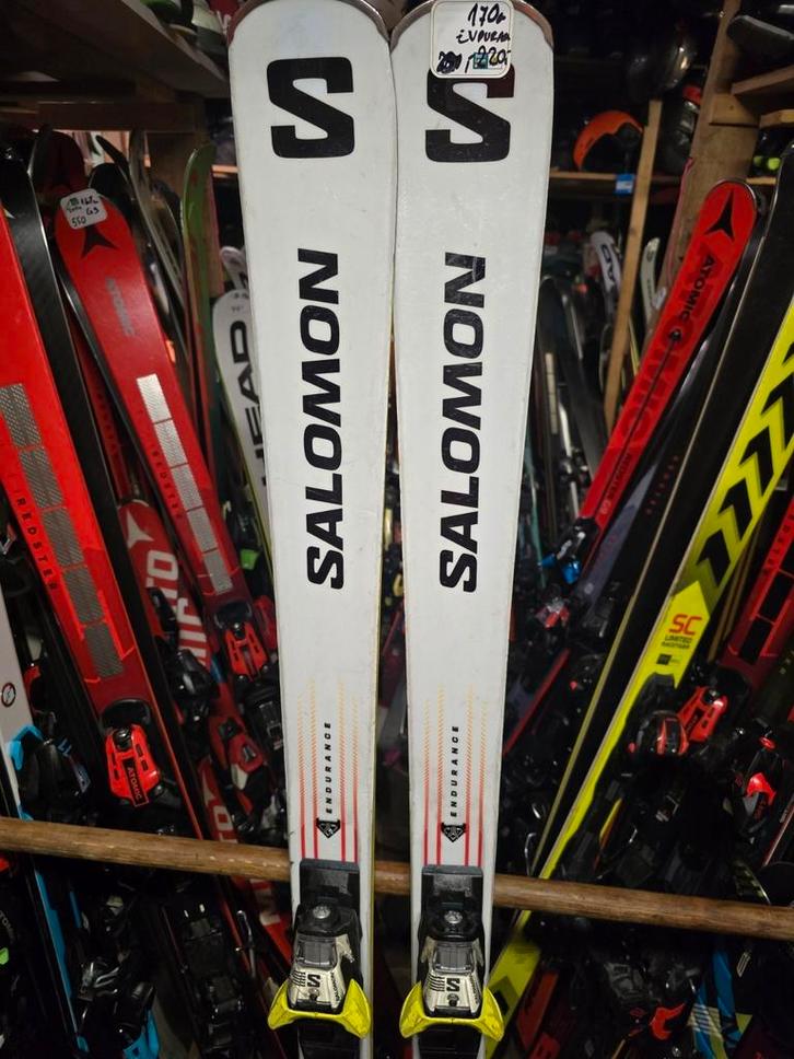 170cm SALOMON S MAX ENDURANCE ALL ROUND TOP SKIS, Sport en Fitness, Skiën en Langlaufen, Zo goed als nieuw, Ski's, Skiën, Salomon