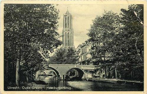 (300-127-027) Utrecht Oudegracht Hamburgerbrug, Verzamelen, Ansichtkaarten | Nederland, Utrecht, Verzenden