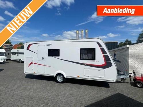 Sterckeman Easy Comfort 490 PE, Caravans en Kamperen, Caravans, Bedrijf, tot en met 5, 1000 - 1250 kg, Treinzit, Sterckeman, Dwars-stapelbed