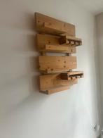 Houten Wijnrek voor aan de Muur, Huis en Inrichting, Woonaccessoires | Wijnrekken, Ophalen, Gebruikt, Minder dan 5 flessen, 75 cm of meer