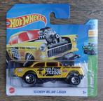 Hot Wheels '55 CHEVY BEL AIR GASSER (1) (geel) 1/64, Ophalen of Verzenden, Nieuw, Auto