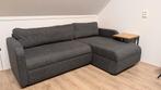 Slaapbank met chaise longue - Als nieuw!, Ophalen, Zo goed als nieuw, Stof