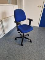 Bureaustoel van het merk Score, Huis en Inrichting, Bureaustoelen, Ophalen, Gebruikt, Blauw, Bureaustoel