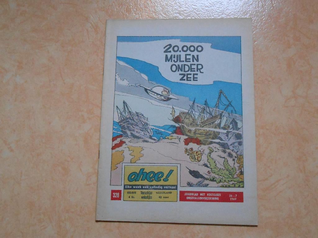 Ohee 328 20.000 Mijlen Onder Zee 1969., Boeken, Eén stripboek, Ophalen of Verzenden, Nieuw