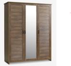 JYSK Garderobe bruin 166x210 + spiegel, Huis en Inrichting, Kasten | Kledingkasten, Ophalen, 150 tot 200 cm, Met hangruimte, Zo goed als nieuw