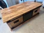 Mango houten salontafel., Huis en Inrichting, Ophalen, 100 tot 150 cm, 50 tot 100 cm, Zo goed als nieuw
