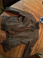 Goosecraft leren jas bruin, maat 34 (XS), Kleding | Heren, Jassen | Zomer, Ophalen of Verzenden, Gedragen, Maat 46 (S) of kleiner