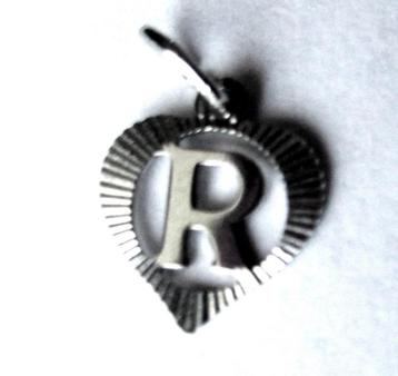 Mooie 925 sterling zilver letter R hanger beschikbaar voor biedingen