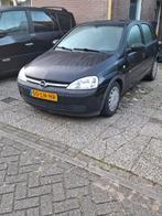 Opel Corsa 1.2 16V 5D 2003 Zwart, Auto's, Voorwielaandrijving, 450 kg, 74 pk, Zwart
