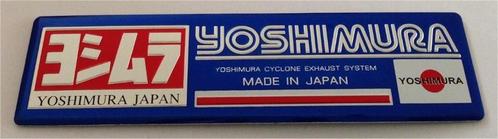 Yoshimura Cyclone Exhaust System aluminium Uitlaatplaatje #2, Motoren, Accessoires | Stickers, Verzenden