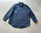 Denham blouse/overhemd donkerblauw katoen maat M, Maat 38/40 (M), Denham, Blauw, Ophalen of Verzenden