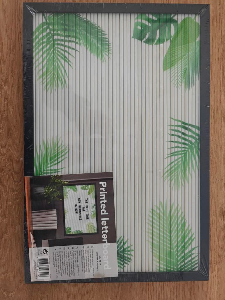 Leuk letterbord met print, Ophalen, Zo goed als nieuw, Overige typen