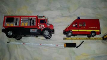 2x Brandweer Autotjes  beschikbaar voor biedingen