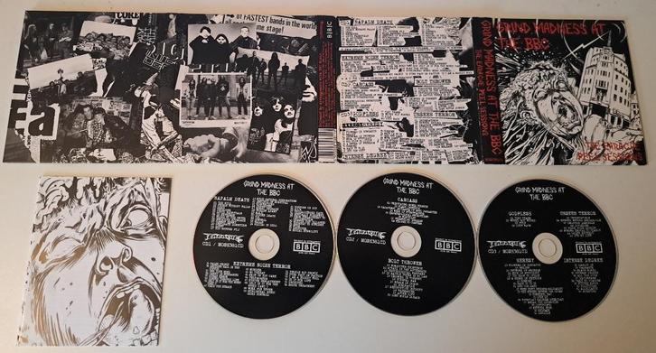 3xCD Various – Grind Madness At The BBC DIGIPAK, Cd's en Dvd's, Cd's | Hardrock en Metal, Zo goed als nieuw, Ophalen of Verzenden